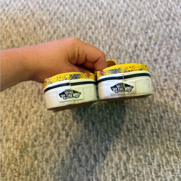 Vans Size 8.5 Men / 10 Women Classic Slip on Mule ‘Overspray - Freesia” Like New - Picture 9 of 13